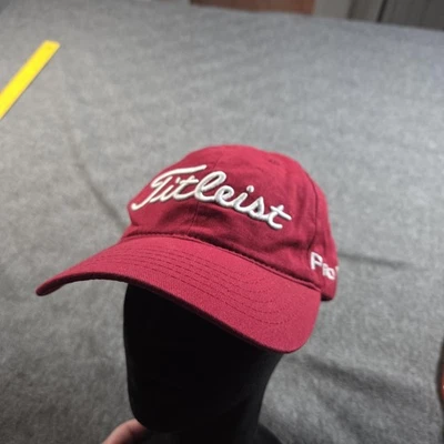 Gorra Titleist Gorra Correa Trasera Borgoña Pro V1 Golf Bordada FJ FootJoy Para Hombres Foto 1 de 4