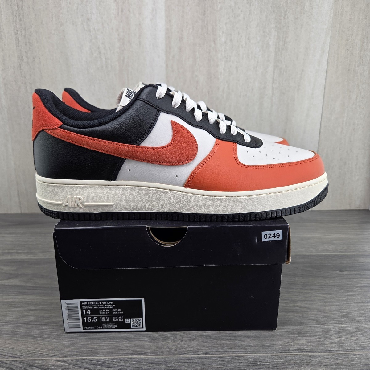 Nike Air Force 1 '07 LV8 Low Black White for Sale Nike Air Force 1 '07 LV8 Low Black White for Sale