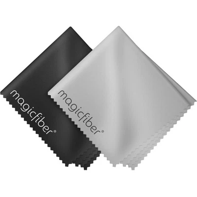 Paquete de 2 paños de limpieza de microfibra MagicFiber - paño premium para lentes de gafas... Foto 1 de 4