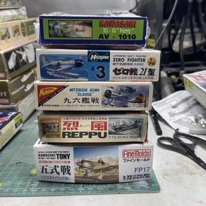 Lot Of 5 1/72 Scale Model Aircraft No Decals Warning Read Description - Picture 1 of 1