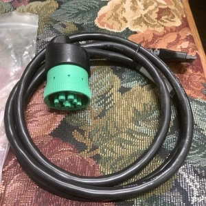 Kabel do dziennika PT30 ELD, ECM z zielonym złączem 9-pinowym, PTSS9GN15 - Zdjęcie 1 z 5