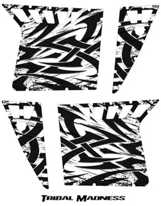 POLARIS RZR PRO ARMOR DOOR GRAPHICS KIT CREATORX DECALS STICKERS TMW - Bild 1 von 1