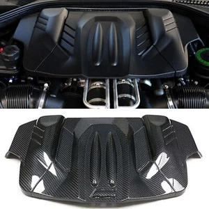 Placa cubierta del motor del automóvil para BMW F10 M5 2012-2016 F06 F12 M6 2013-16 fibra de carbono - Imagen 1 de 13