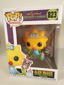 FUNKO POP The Simpsons Treehouse of Horror Alien Maggie 823 Halloween - Picture 1 of 4