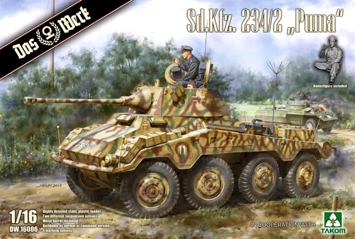 1/16 Das Werk #16006 Sd.Kfz.234/2 Puma Foto 1 de 1