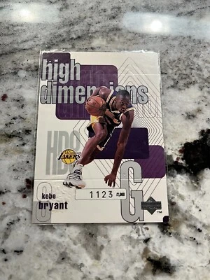 1997 Upper Deck - High Dimensions #HD8 Kobe Bryant /1123 - Image 1 of 4