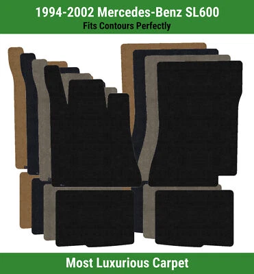 Alfombrillas Lloyd Luxe fila delantera y trasera para Mercedes-Benz SL600 1994-2002  Foto 1 de 4