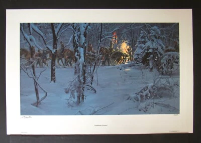 Mort Kunstler - Confederate Christmas - Civil War Print - UNFRAMED - MINT - Image 1 of 4