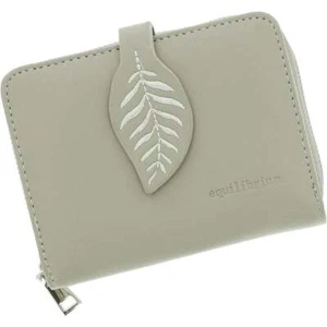 Equilibrium Embroidered Leaf Purse Small Sage 349836 - Picture 1 of 2