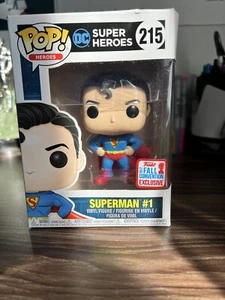 Funko Pop DC Super Heroes Superman #1 #215 NYCC Exclusive - Picture 1 of 6