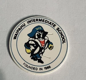 POG Waipahu Intermediate School Founded 1966 Hawaii Milk Cap  Slammer Vintage - Picture 1 of 2