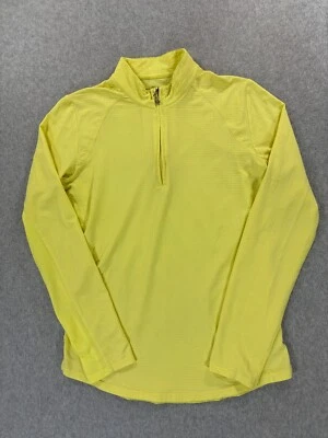 Camisa Pullover Tenis Golf San Soleil 1/4 Cremallera (Mujer Mediana) Amarilla Foto 1 de 4