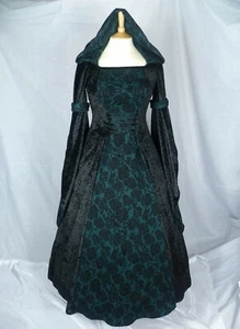 Medieval Dress,Renaissance Gown,Gothic Dress, Custom made to size and plus sizes - Picture 1 of 6