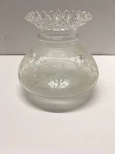Vintage Frosted Glass Lamp Shades With 1 3/4 Base NOS - Picture 1 of 12