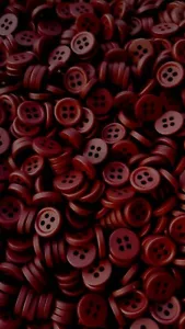 Maroon Buttons, 4 Hole Sewing/Crafts Buttons 11mm - 24 Pieces (041) - Picture 1 of 2
