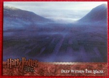 HARRY POTTER AND THE GOBLET OF FIRE - Card #155 - DEEP IN THE MAZE - ARTBOX 2006