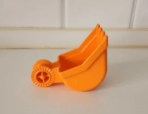 Lego Duplo Digger Bucket, Small with Locking Ring orange (21997) bulldozer truck - Picture 1 of 7