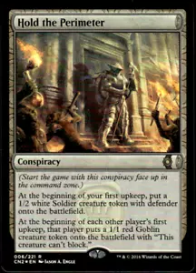 Hold the Perimeter Conspiracy: Take the Crown Foil MTG - Picture 1 of 2