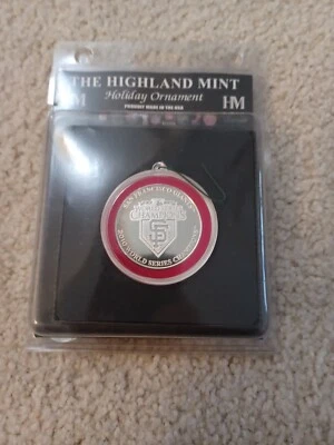 San Francisco SF Giants 2010 Serie Mundial Ornamento Highland Como Nuevo en Caja Foto 1 de 4