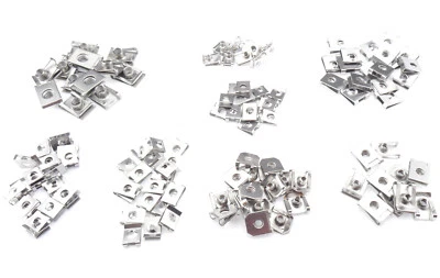 Verkleidungsclipse M4 M5 M6 M8 Edelstahl A2 3,5 3,9 4,2 4,8 5,5mm Blechmuttern - Bild 1 von 4