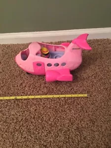 Fisher Price Little People Lil’ Movers Pink Plane Including One Passenger - Picture 1 of 7