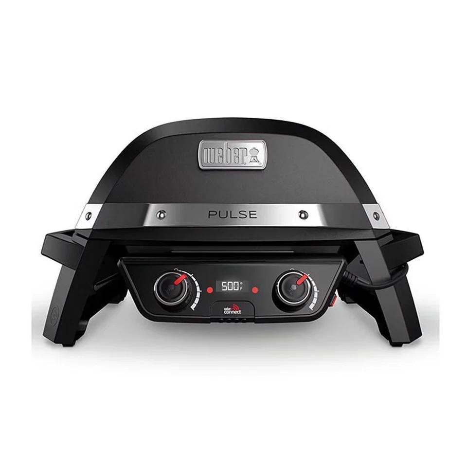 Weber 5012001 Pulse 2000 Portable Electric Grill 2 Grill Zones