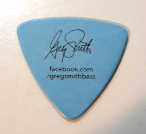 Ted Nugent Greg Smith Signature Blue Bass Guitar Pick Tortex - Bild 1 von 2