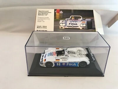 Minichamps escala 1.43 BMW V12 LeMans Team BMW Motorsport 1998 edición concesionario. Foto 1 de 4