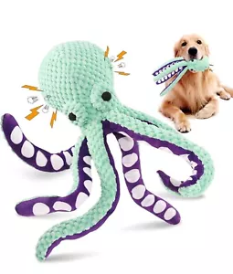 Large Squeaky Dog Toys | Plush Chew Toy for Aggressive Chewers | Soft & Durable - Picture 1 of 6
