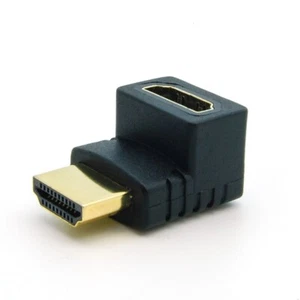 HDMI M/F 90 Degree Adapter Gold Plated - Picture 1 of 1