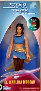 Star Trek Lt. Marlena Moreau & Captain Kirk Action 9" Figures Playmates - Picture 1 of 1