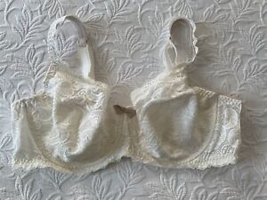 Playtex bra 42D Women's Love My Curves Beautiful Lift Underwire #4825 creme lace