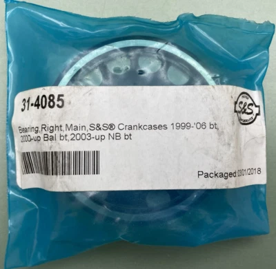 NUEVO GENUINO CICLO S&S 31-4085 Cojinete de piñón principal derecho Foto 1 de 2