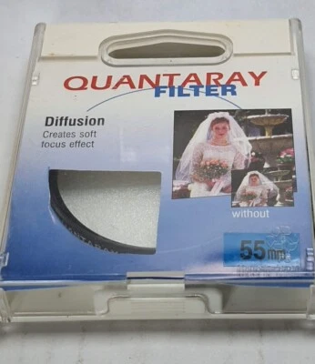 55mm Diffuser Glass Lens Filter 55 mm  Diffused Soft Softer Look Diffusion - Image 1 of 3