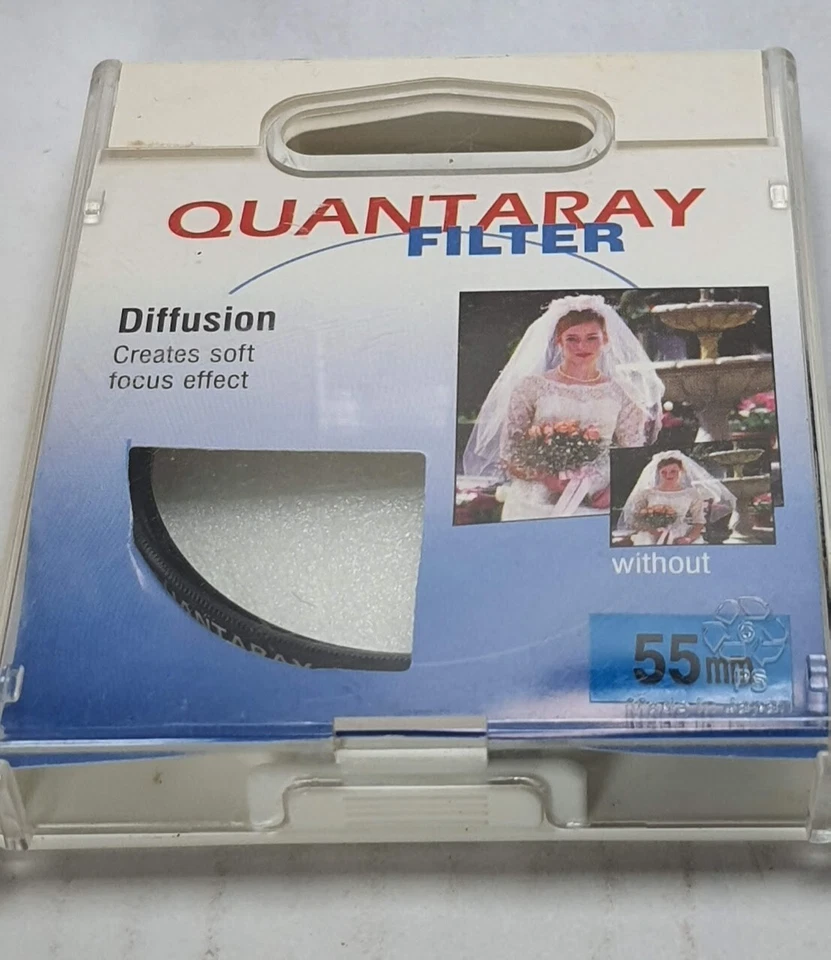 55mm Diffuser Glass Lens Filter 55 mm  Diffused Soft Softer Look Diffusion - Image 1 of 3