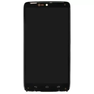 LCD Digitizer Frame Assembly for Motorola XT1254 Droid Turbo Black Glass Screen - Picture 1 of 2