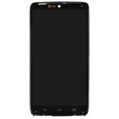 LCD Digitizer Frame Assembly for Motorola XT1254 Droid Turbo Black Glass Screen - Image 1 of 2