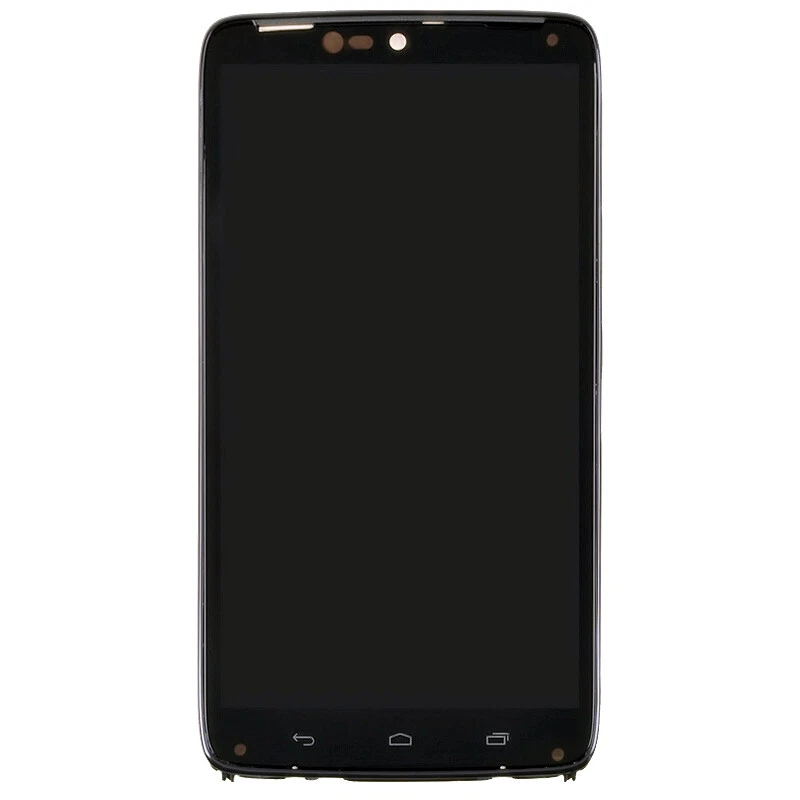 Conjunto de quadro digitalizador LCD para Motorola XT1254 Droid Turbo tela de vidro preta - Imagem 1 de 2