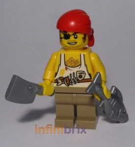 Lego Pirate Cook Fish Gutter Made of Genuine Lego Parts NEW cus030 - Picture 1 of 1