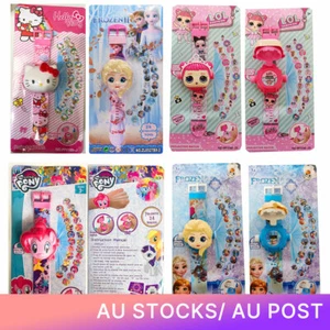 Girl watch projector wrist 24 projection switch LOL Frozon Hello Kitty Pony - Picture 1 of 13