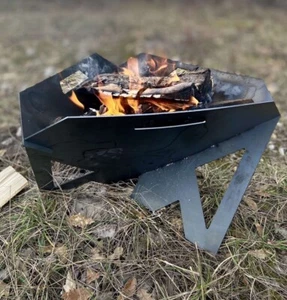 Feuerschale Diamond 55cm Feuerstelle Garten Terrasse Kamin Feuer Lagerfeuer - Bild 1 von 2