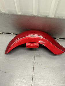 Metric Red Front Fender Cruiser