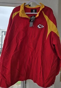 Kansas City Chiefs Big and Tall Safety Blitz Jacket 3XL Red - Picture 1 of 8