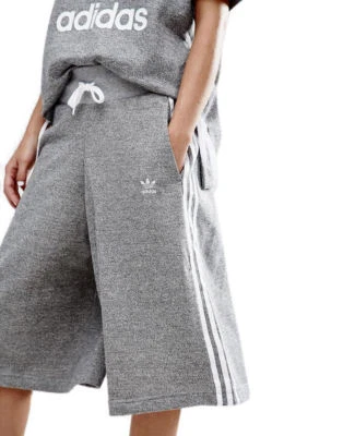 adidas Originals Women's 3-Stripe Culottes Shorts Wide Leg Pants XS S AY6708 - Image 1 of 4