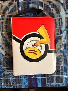 Pokemon TCG Pikachu Booty Zip Up 4 Slot Binder (Used - Great Quality) - Picture 1 of 3