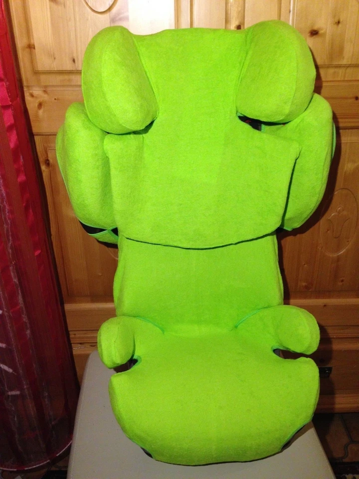 Sommerbezug Schonbezug Frottee für Cybex SOLUTION Z-Fix und Z I-Fix NEU grün - Bild 1 von 1