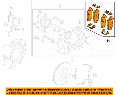 Componentes de freno - Pastillas de freno 58101IBA00 HYUNDAI OEM 22-25 Elantra N Foto 1 de 2