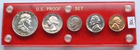 1951 U.S. MINT PROOF SET IN CAPITAL PLASTIC HOLDER GEM PROOF Cover