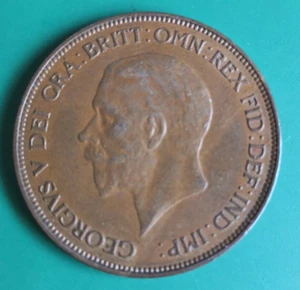 Moneda de centavo George V 1929 en muy buen estado (849 - Imagen 1 de 2