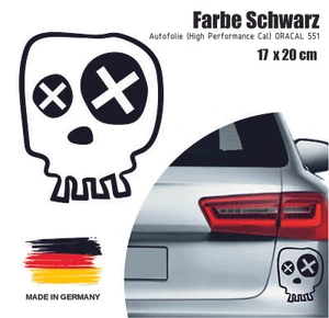 Schädel X_X Aufkleber Totenkopf Skull Sticker Auto Tuning Halloween #004 - Bild 1 von 2